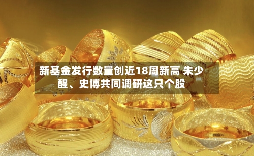 新基金发行数量创近18周新高 朱少醒	、史博共同调研这只个股-第2张图片