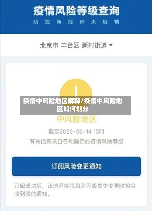 疫情中风险地区解释/疫情中风险地区如何划分-第2张图片