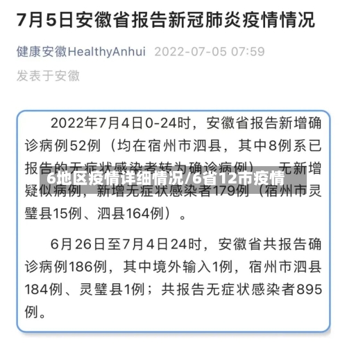 6地区疫情详细情况/6省12市疫情