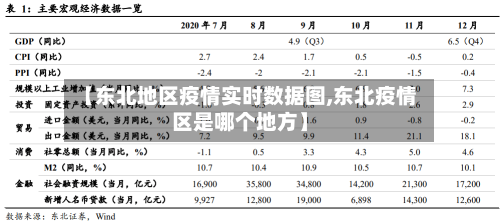 【东北地区疫情实时数据图,东北疫情区是哪个地方】