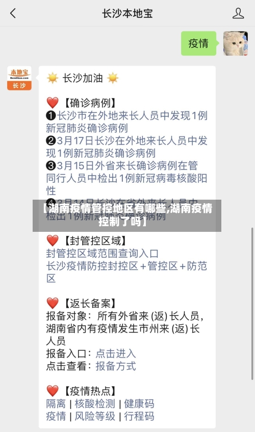 【湖南疫情管控地区有哪些,湖南疫情控制了吗】-第2张图片