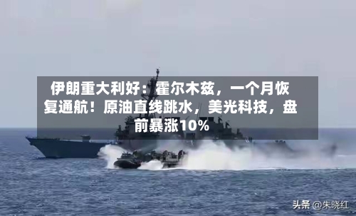 伊朗重大利好：霍尔木兹	，一个月恢复通航！原油直线跳水，美光科技，盘前暴涨10%-第2张图片