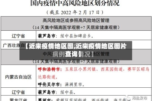 【近来疫情地区图,近来疫情地区图片查询】