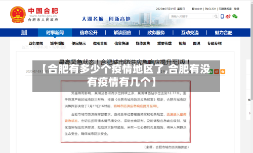 【合肥有多少个疫情地区了,合肥有没有疫情有几个】-第3张图片
